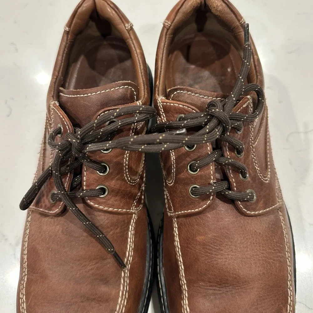 Johnston & Murphy XC4 Waterproof Brown Leather Oxford Shoes 10.5M 25-1074